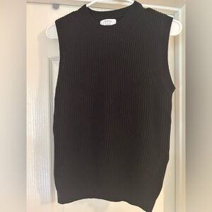 Black Knit Sweater Vest - Outfitters